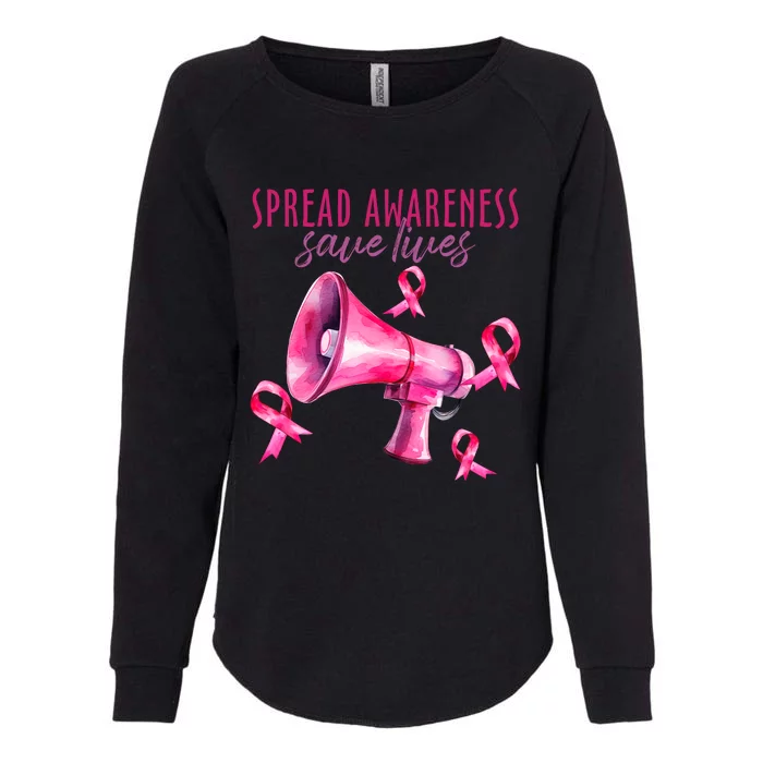 Support Breast Cancer Awareness Womens California Wash Sweatshirt