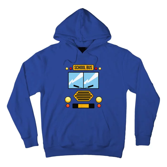 School Bus Costume Cool Easy Vehicle Halloween Gift Tall Hoodie