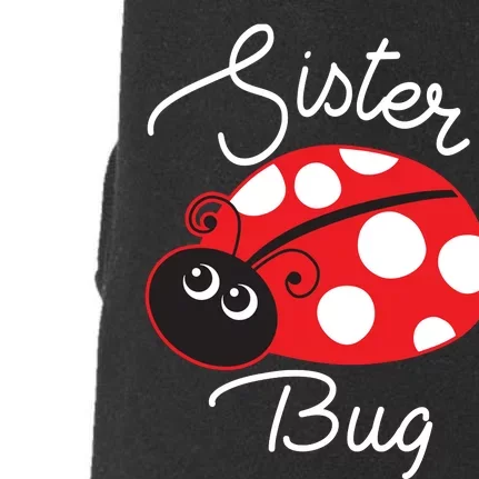 Sister Bug Cute Ladybug Doggie 3-End Fleece Hoodie