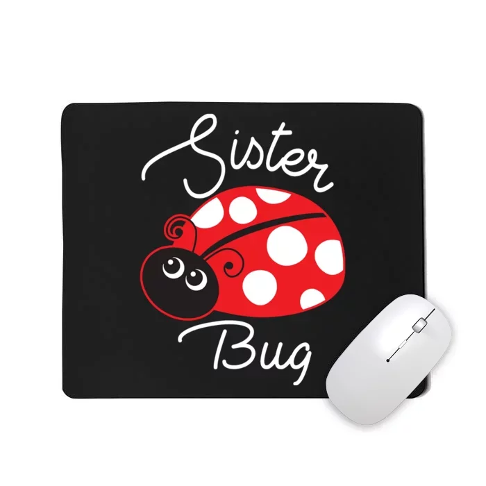 Sister Bug Cute Ladybug Mousepad