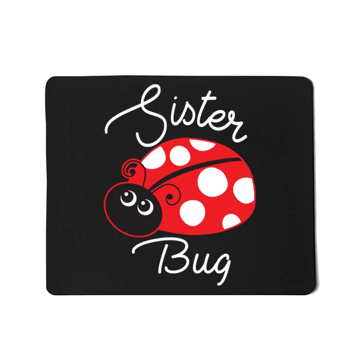 Sister Bug Cute Ladybug Mousepad