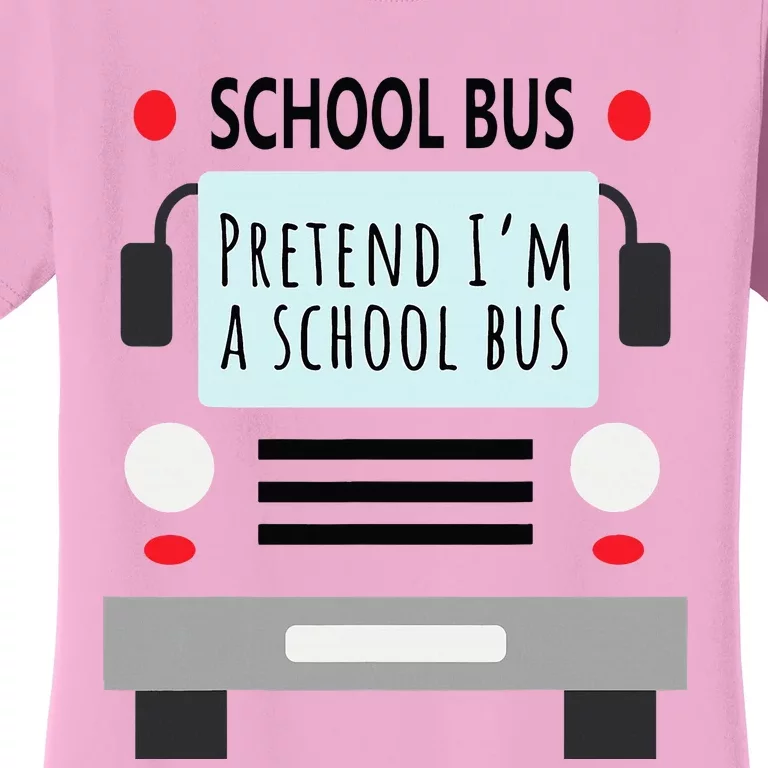 School Bus Costume Funny Halloween Women's T-Shirt