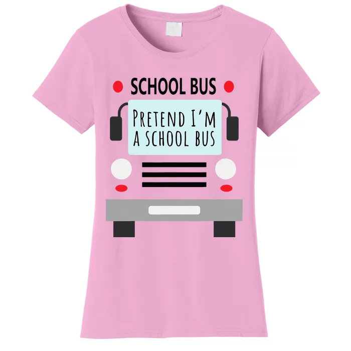 School Bus Costume Funny Halloween Women's T-Shirt