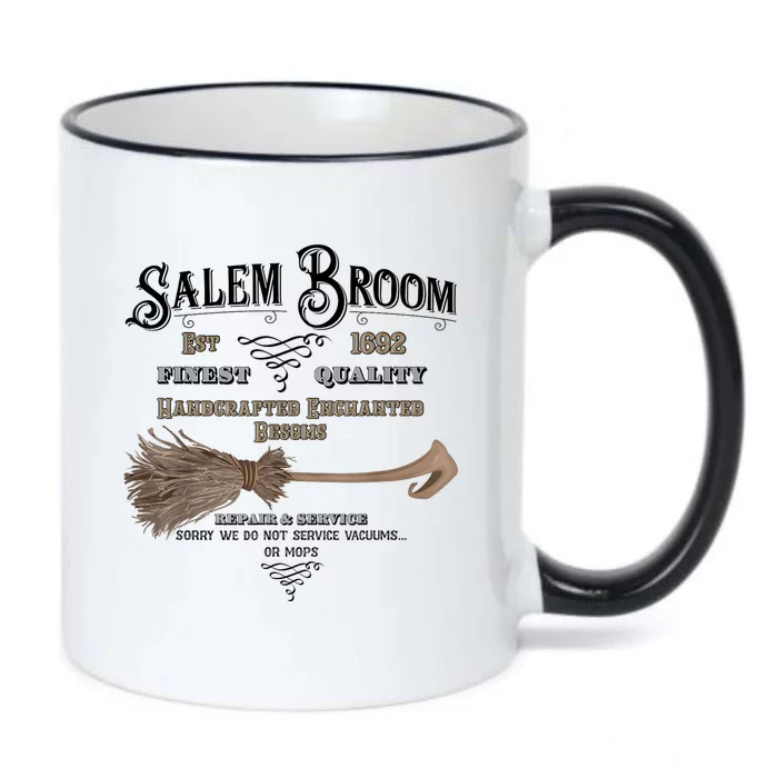 Salem Broom Company Est 1692 Halloween Classic Funny Witch Black Color Changing Mug