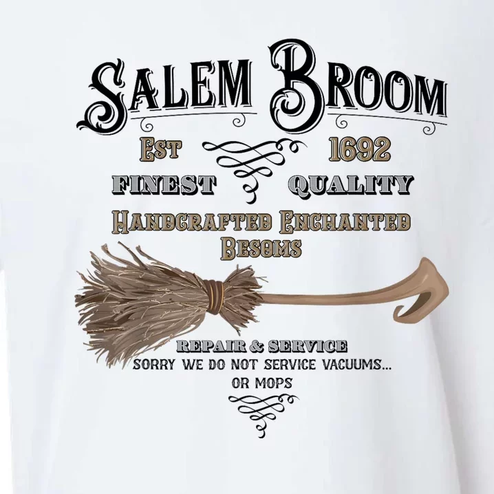 Salem Broom Company Est 1692 Halloween Classic Funny Witch Sueded Cloud Jersey T-Shirt