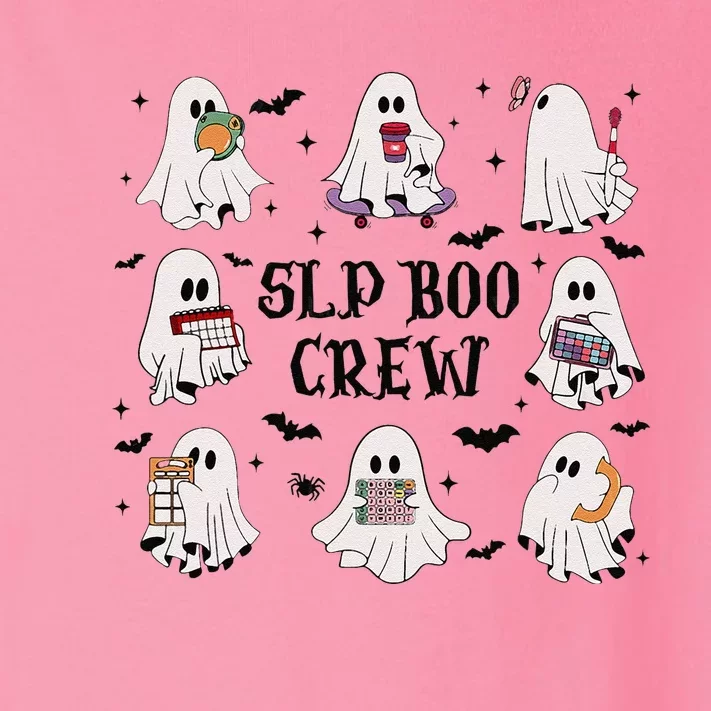 Slp Boo Crew Halloween Ghost Speech Therapy Speech Pathology Toddler Long Sleeve Shirt