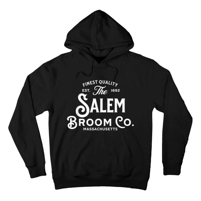 Salem Broom Company Est 1692 Halloween Classic Funny Witch Tall Hoodie