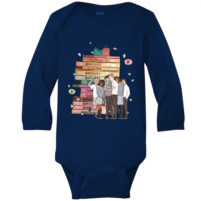 Series Book Charlie And Nick Bookish Charlie Oseman Baby Long Sleeve Bodysuit