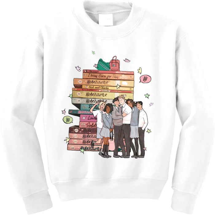 Series Book Charlie And Nick Bookish Charlie Oseman Kids Sweatshirt