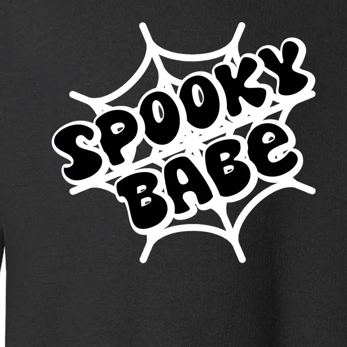 Spooky Babe Cute Halloween Party Costume Toddler Sweatshirt