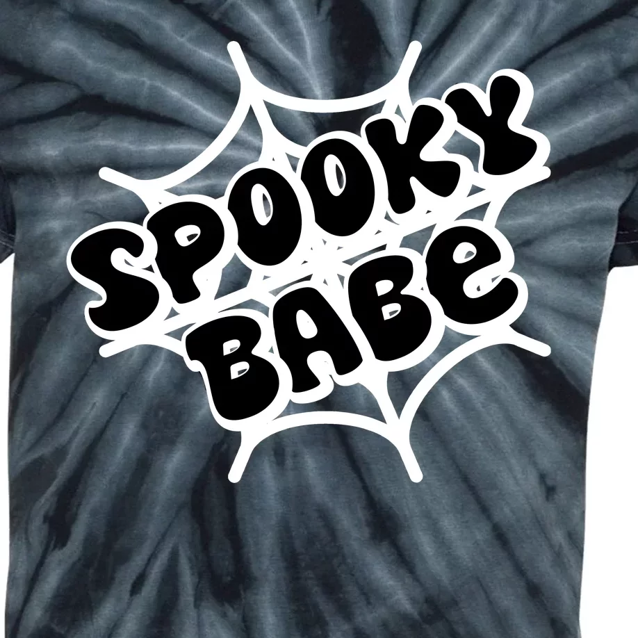 Spooky Babe Cute Halloween Party Costume Kids Tie-Dye T-Shirt