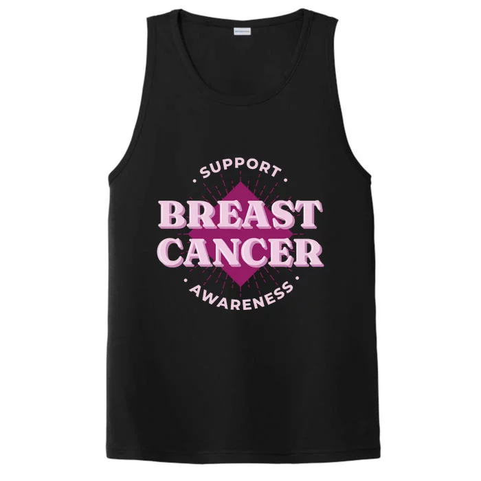 Support Breast Cancer Awareness Performance Tank