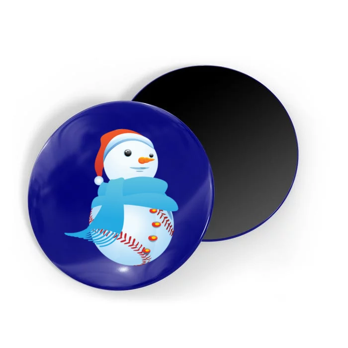 Snow Baseball Christmas Yule Sports Lovers Gift Cool Gift Magnet