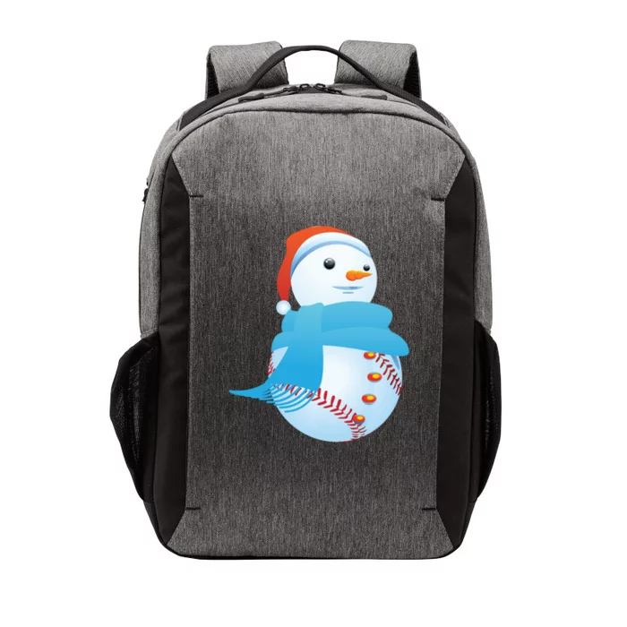 Snow Baseball Christmas Yule Sports Lovers Gift Cool Gift Vector Backpack