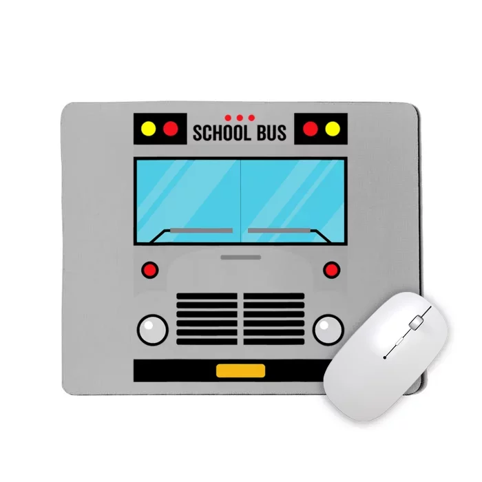 School Bus Costume Simple Halloween Costume Mousepad