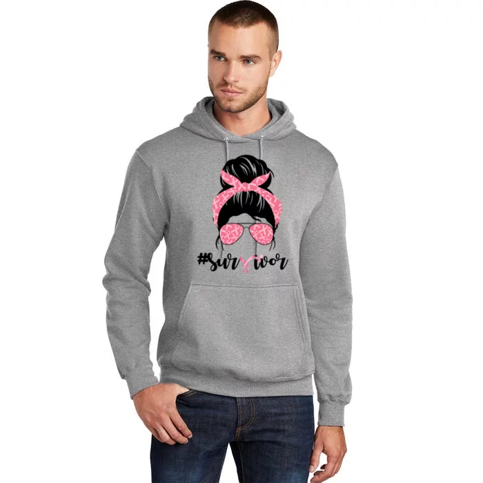 Survivor Breast Cancer Girl Tall Hoodie