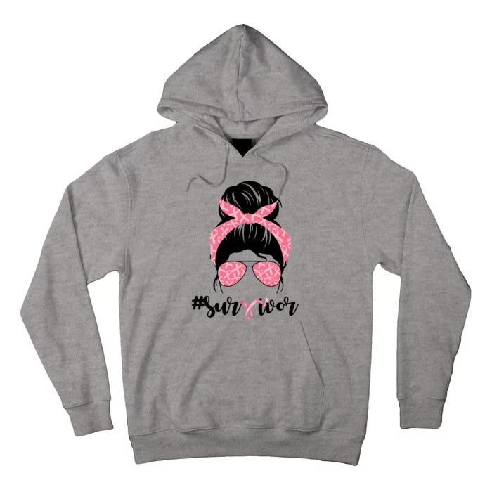 Survivor Breast Cancer Girl Tall Hoodie