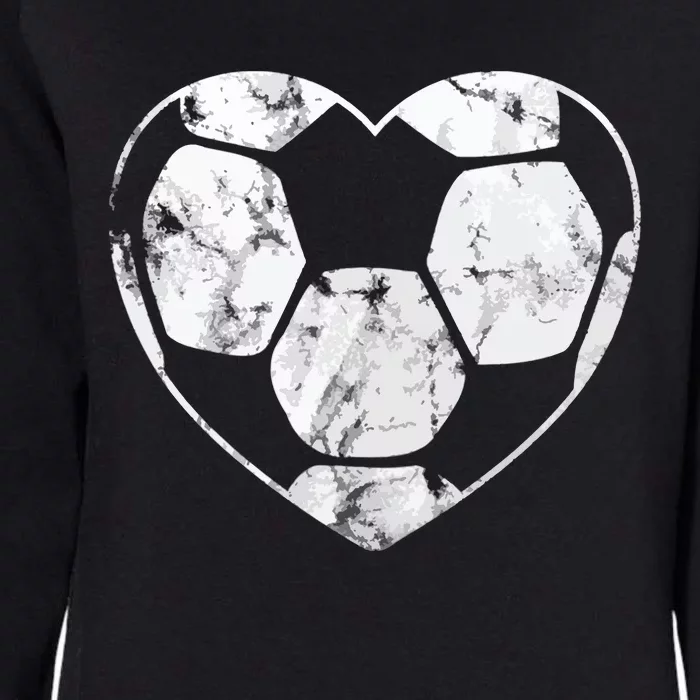 Soccer Ball Cute Heart Mom Fan Parent Coach Player Graphic Womens California Wash Sweatshirt