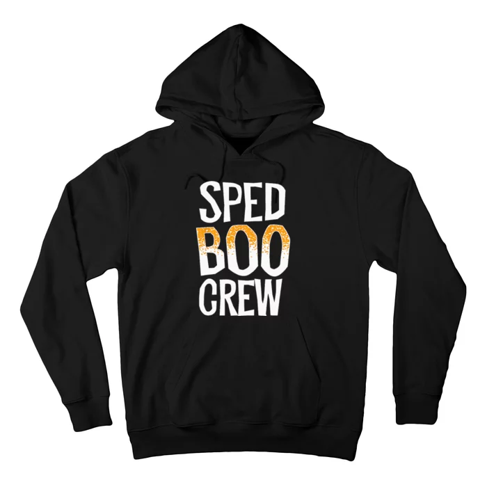 Sped Boo Crew Teacher Special Education Ed School Halloween Hoodie