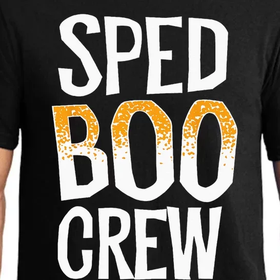 Sped Boo Crew Teacher Special Education Ed School Halloween Pajama Set