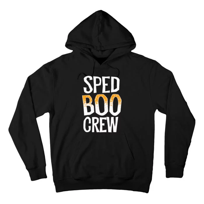 Sped Boo Crew Teacher Special Education Ed School Halloween Tall Hoodie