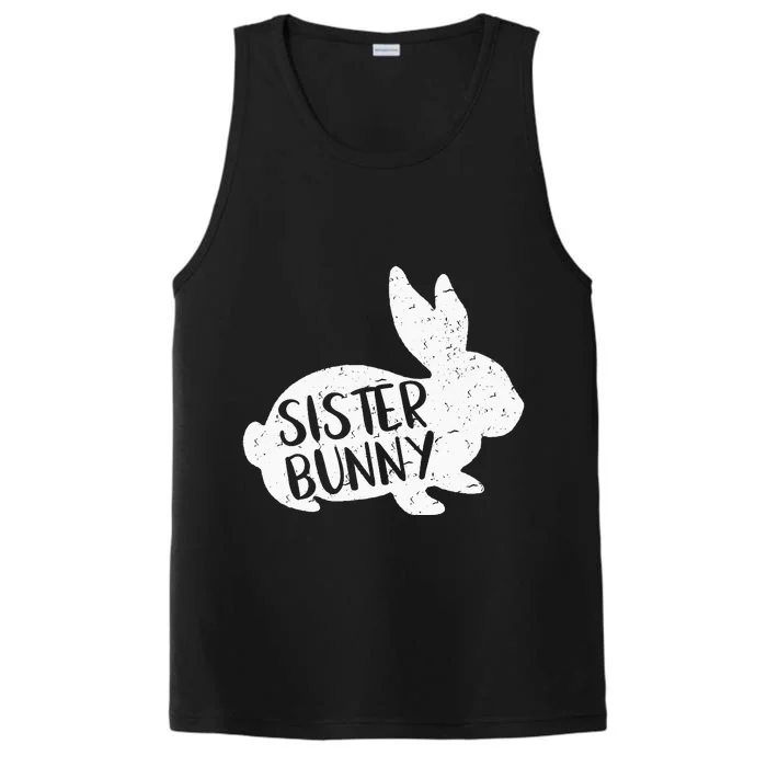 Sister Bunny  Cute Matching Family Easter Shirt Performance Tank