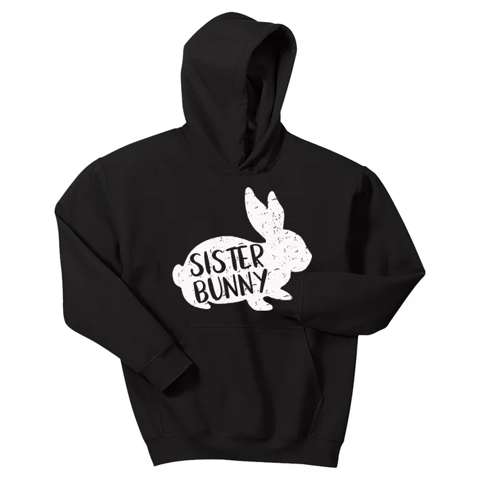 Sister Bunny  Cute Matching Family Easter Shirt Kids Hoodie