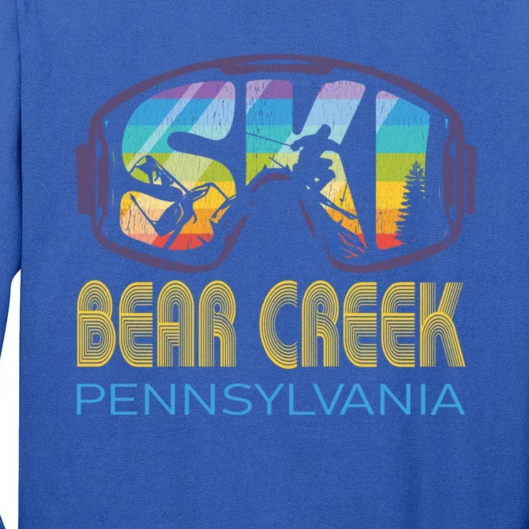 Ski Bear Creek Pennsylvania Skiing Vacation Gift Tall Long Sleeve T-Shirt