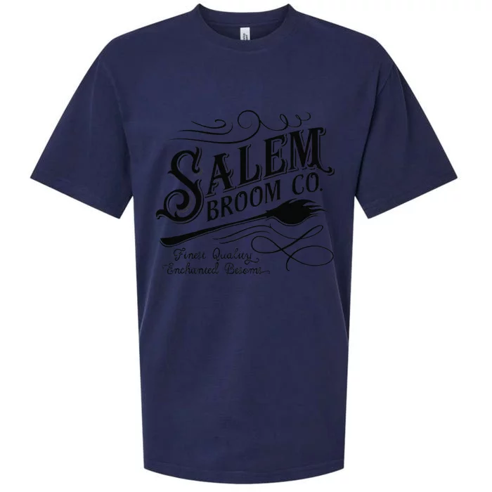 Salem Broom Company Est 1692 Halloween Sweatshirt Sueded Cloud Jersey T-Shirt