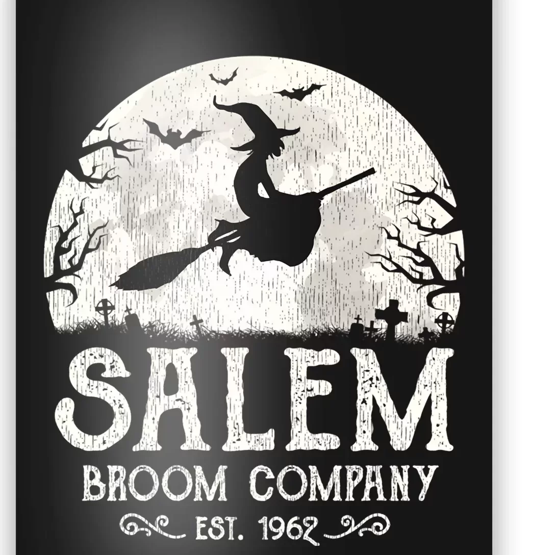 Salem Broom Company Shirts Grunge Halloween Womens Witch Poster