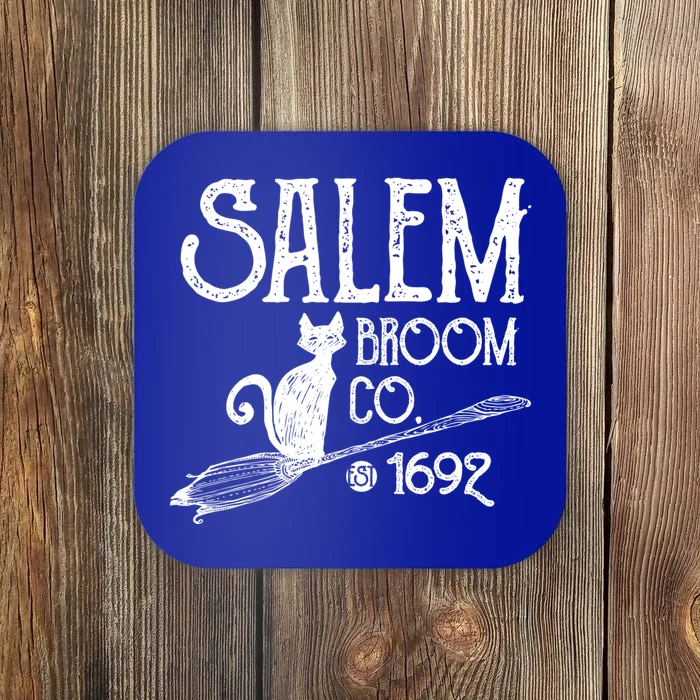 Salem Broom Co Cute Witch Trials 1692 S Halloween Cute Gift Coaster