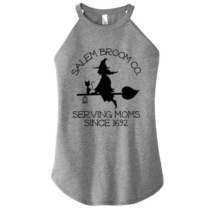 Salem Broom Co Serving Moms Since 1692 Halloween Witch Gift Women’s Perfect Tri Rocker Tank