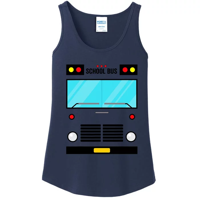 School Bus Costume Simple Halloween Costume Ladies Essential Tank