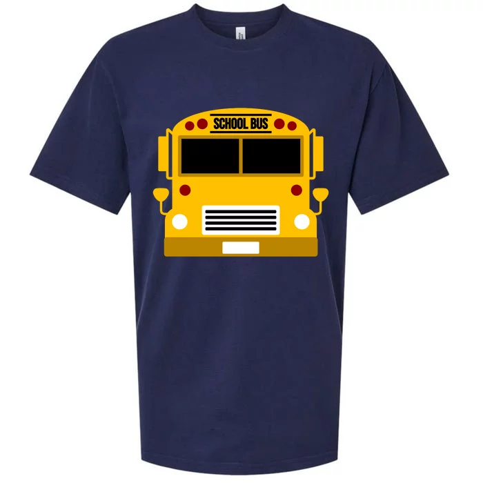 School Bus Costume Simple Halloween Costume Sueded Cloud Jersey T-Shirt