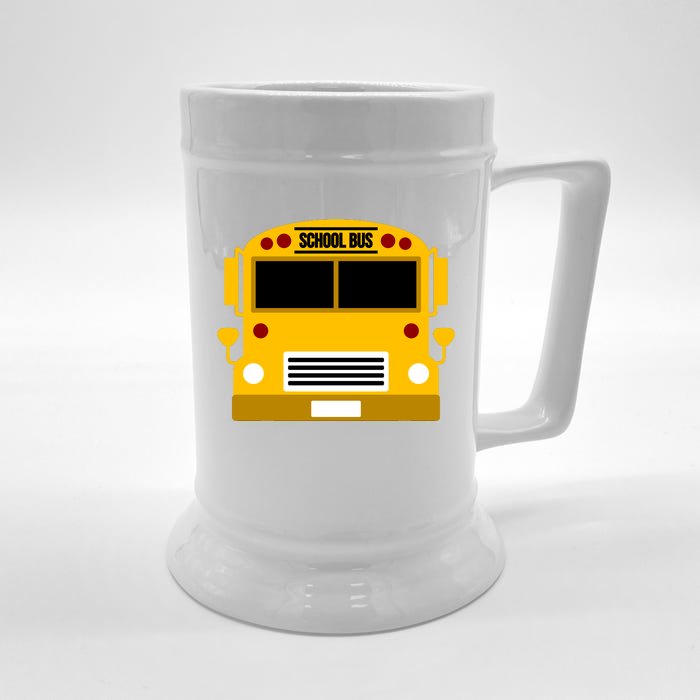 School Bus Costume Simple Halloween Costume Front & Back Beer Stein