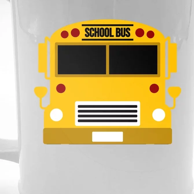 School Bus Costume Simple Halloween Costume Front & Back Beer Stein