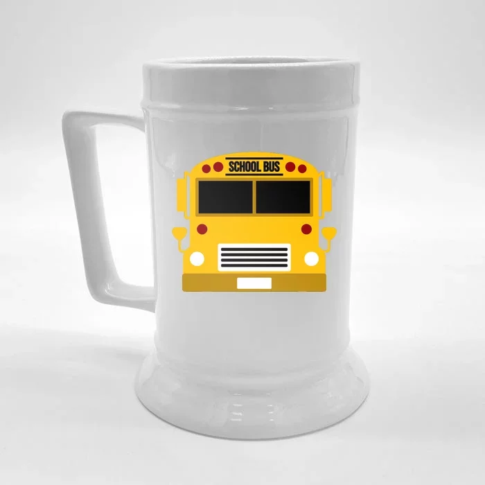 School Bus Costume Simple Halloween Costume Front & Back Beer Stein