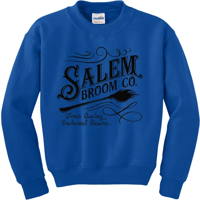 Salem Broom Company Est 1692 Halloween Kids Sweatshirt