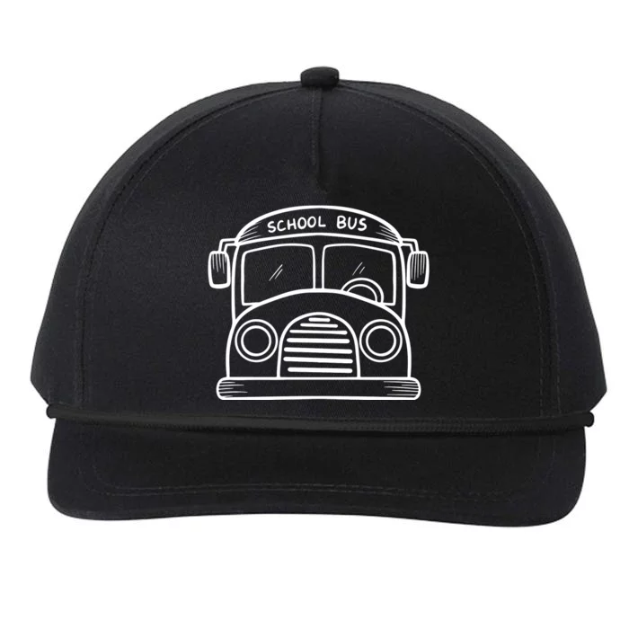 School Bus Costume Halloween Costume Snapback Five-Panel Rope Hat