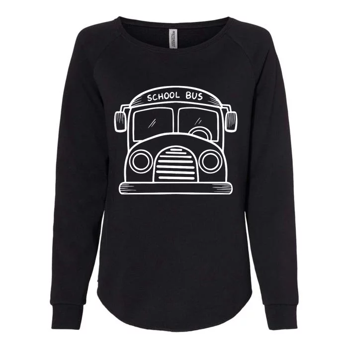 School Bus Costume Halloween Costume Womens California Wash Sweatshirt