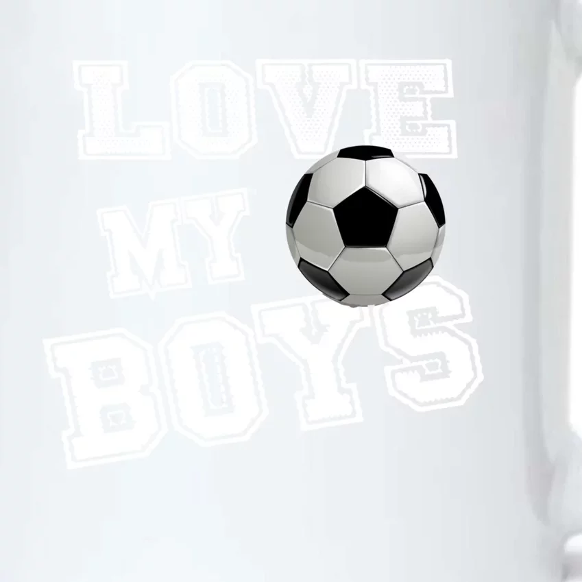 Soccer Ball Cute Soccer Mom Love My Soccer Futbol Funny Gift Black Color Changing Mug