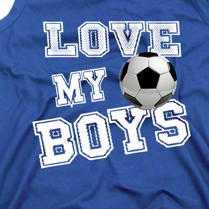 Soccer Ball Cute Soccer Mom Love My Soccer Futbol Funny Gift Tank Top