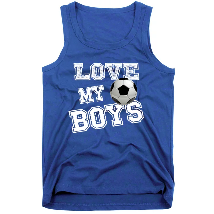 Soccer Ball Cute Soccer Mom Love My Soccer Futbol Funny Gift Tank Top