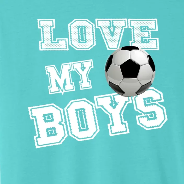 Soccer Ball Cute Soccer Mom Love My Soccer Futbol Funny Gift ChromaSoft Performance T-Shirt