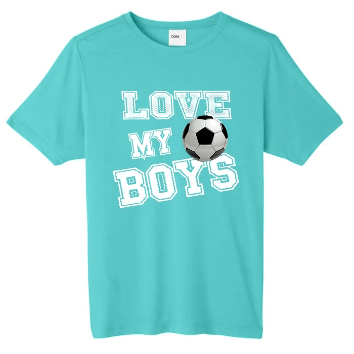 Soccer Ball Cute Soccer Mom Love My Soccer Futbol Funny Gift ChromaSoft Performance T-Shirt