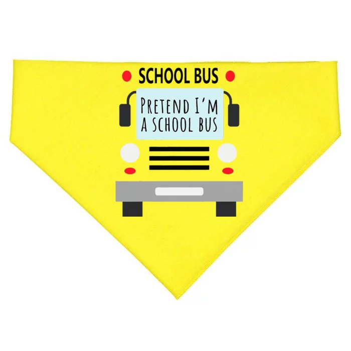 School Bus Costume Adult Funny Halloween USA-Made Doggie Bandana