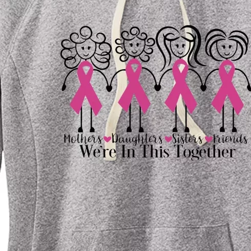 Support Breast Cancer Awareness with Our Inclusive Community Women's Fleece Hoodie