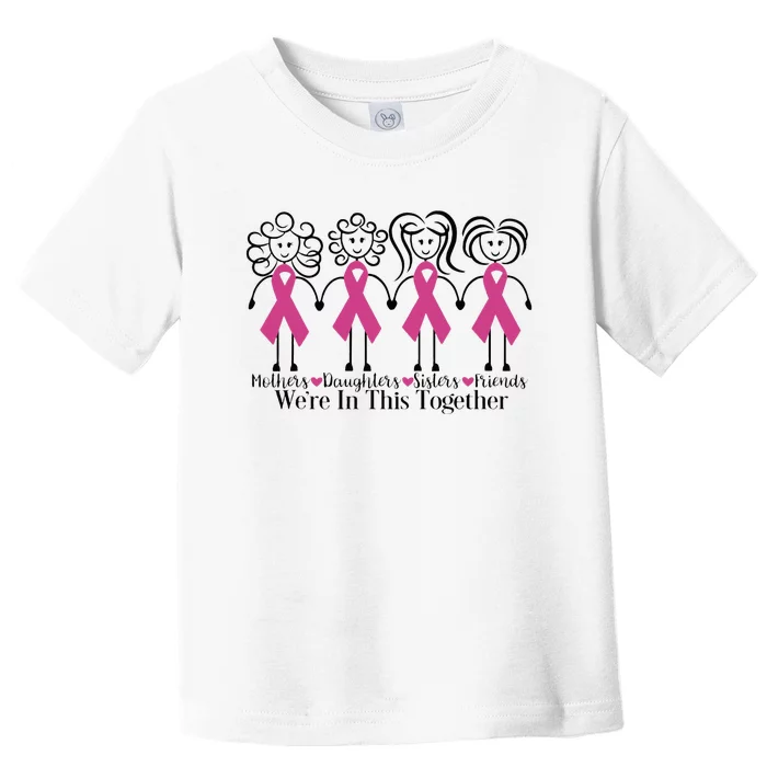 Support Breast Cancer Awareness with Our Inclusive Community Toddler T-Shirt