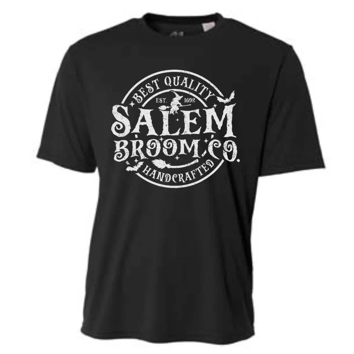 Salem Broom Company Est 1692 Halloween Classic Funny Witch Cooling Performance Crew T-Shirt