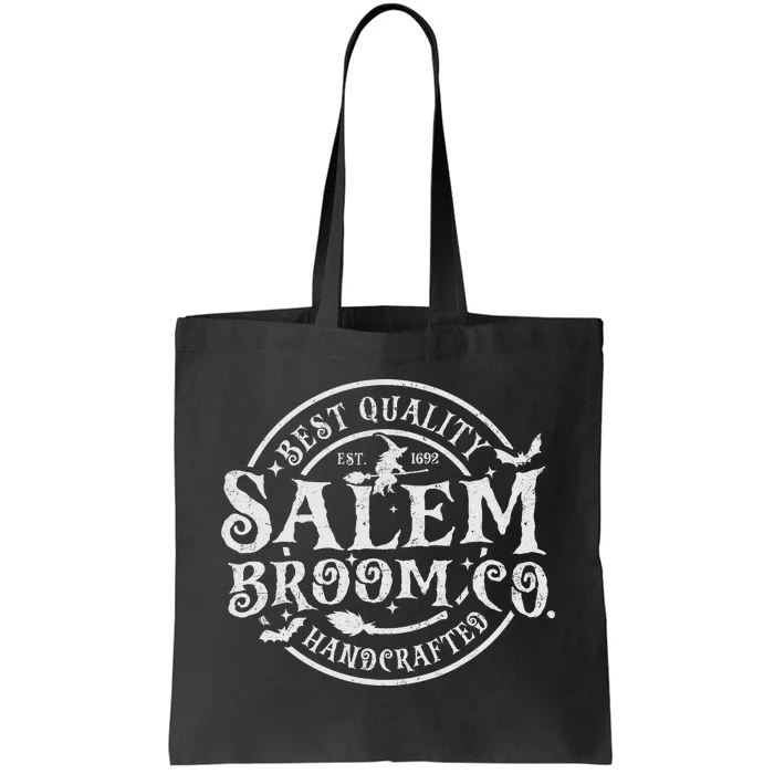 Salem Broom Company Est 1692 Halloween Classic Funny Witch Tote Bag